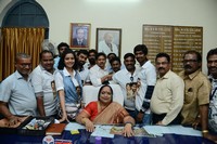 London Babulu Movie Team at AVN College Vizag